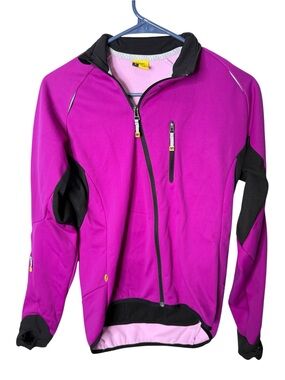 Mavic Pink Black Size L/G Cycling Jacket